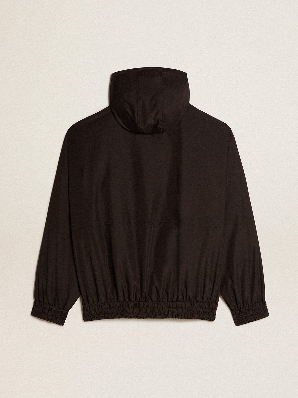 Black windbreaker with hood - Golden Goose Women|Men