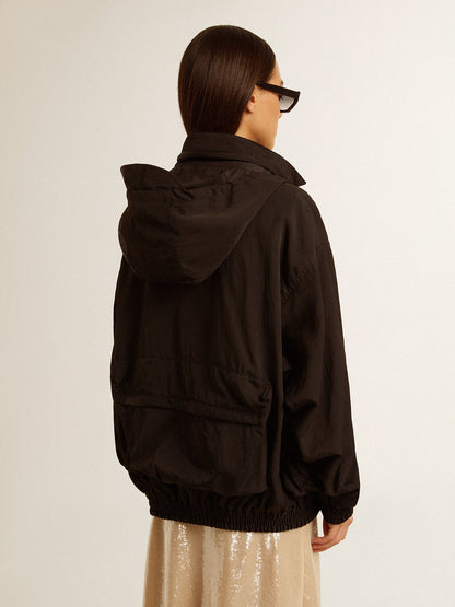 Black multi-pocket windcheater - Golden Goose Women|Men