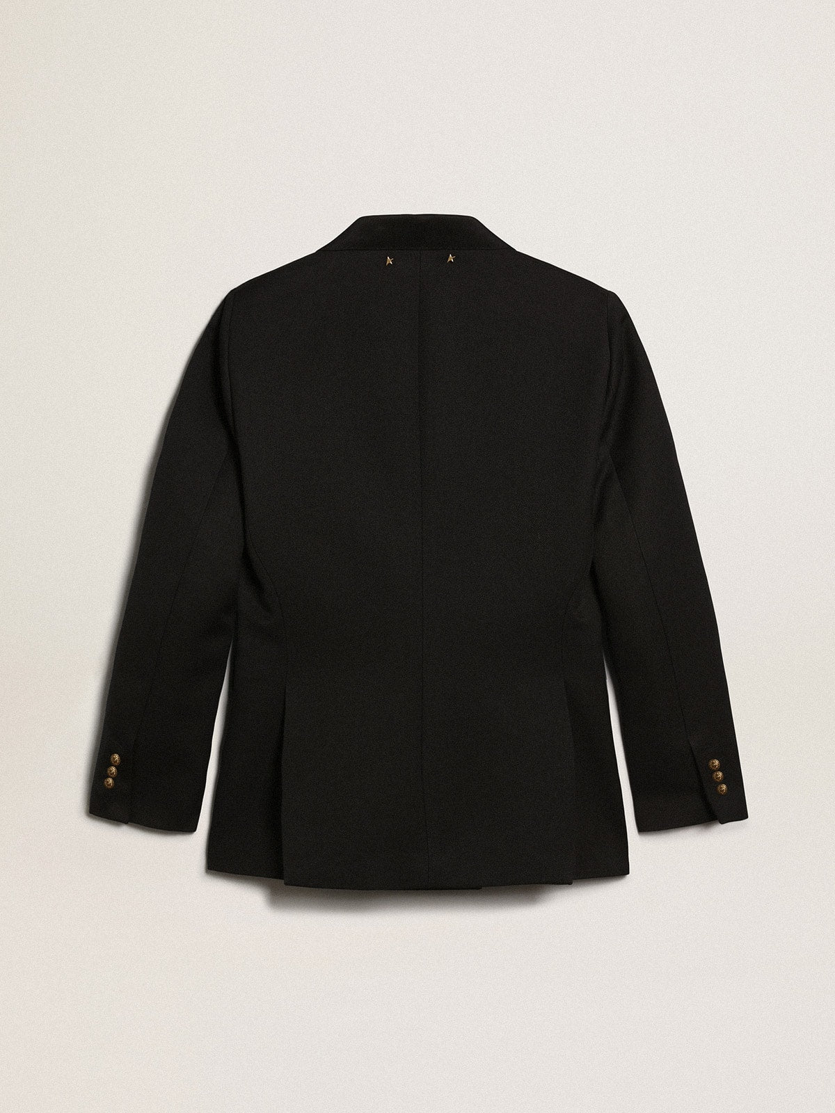 Women's double-breasted blue blazer | Golden Goose - Golden Goose Women