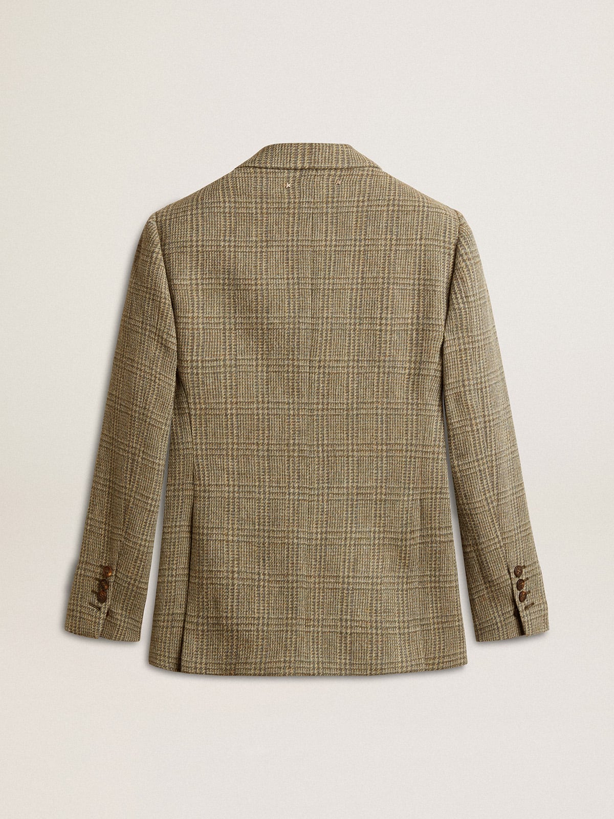 Women's double-breasted blazer in Shetland wool - Golden Goose Women