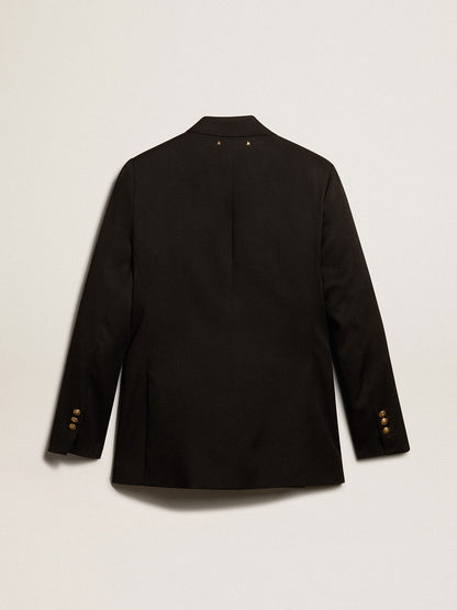 Women’s black double-breasted blazer - Golden Goose Women
