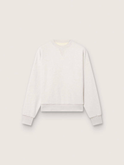 Star unisex sweatshirt in gray cotton with embroidery and crystals - Golden Goose Women|Men