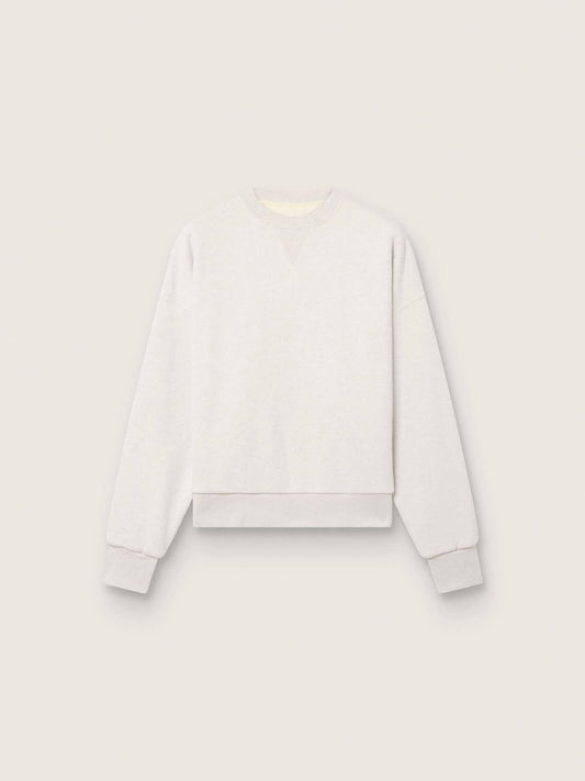 Star unisex sweatshirt in gray cotton with embroidery and crystals - Golden Goose Women|Men