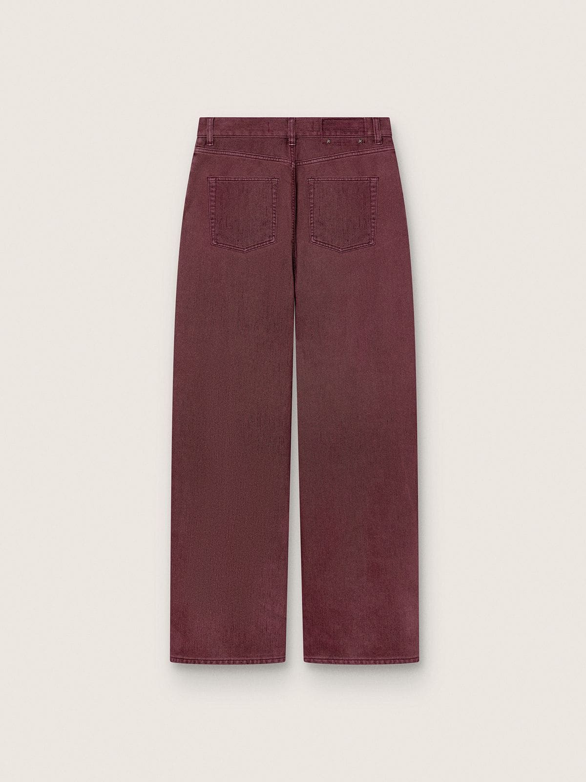 Women's jeans in burgundy denim - Golden Goose Women