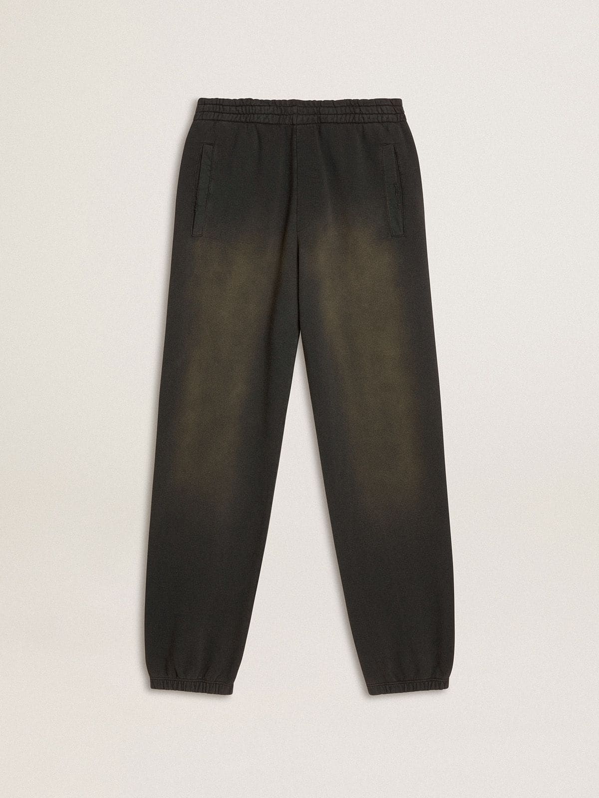 Unisex washed black joggers - Golden Goose Women|Men