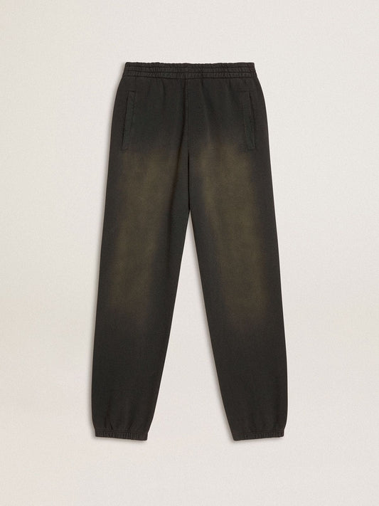 Unisex washed black joggers - Golden Goose Women|Men