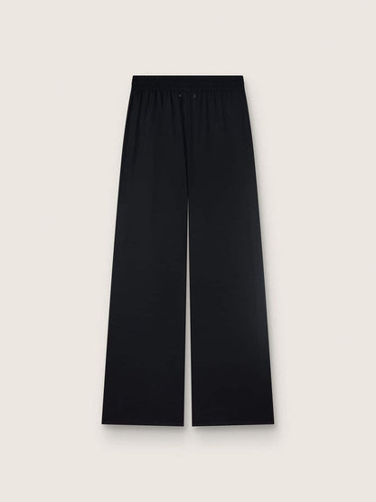 Women's sweatpants in black wool twill with sequin embroidery - Golden Goose Women
