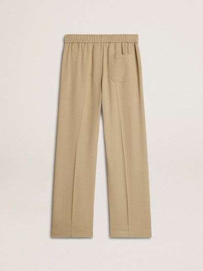 Women's travertine-colored joggers - Golden Goose Women
