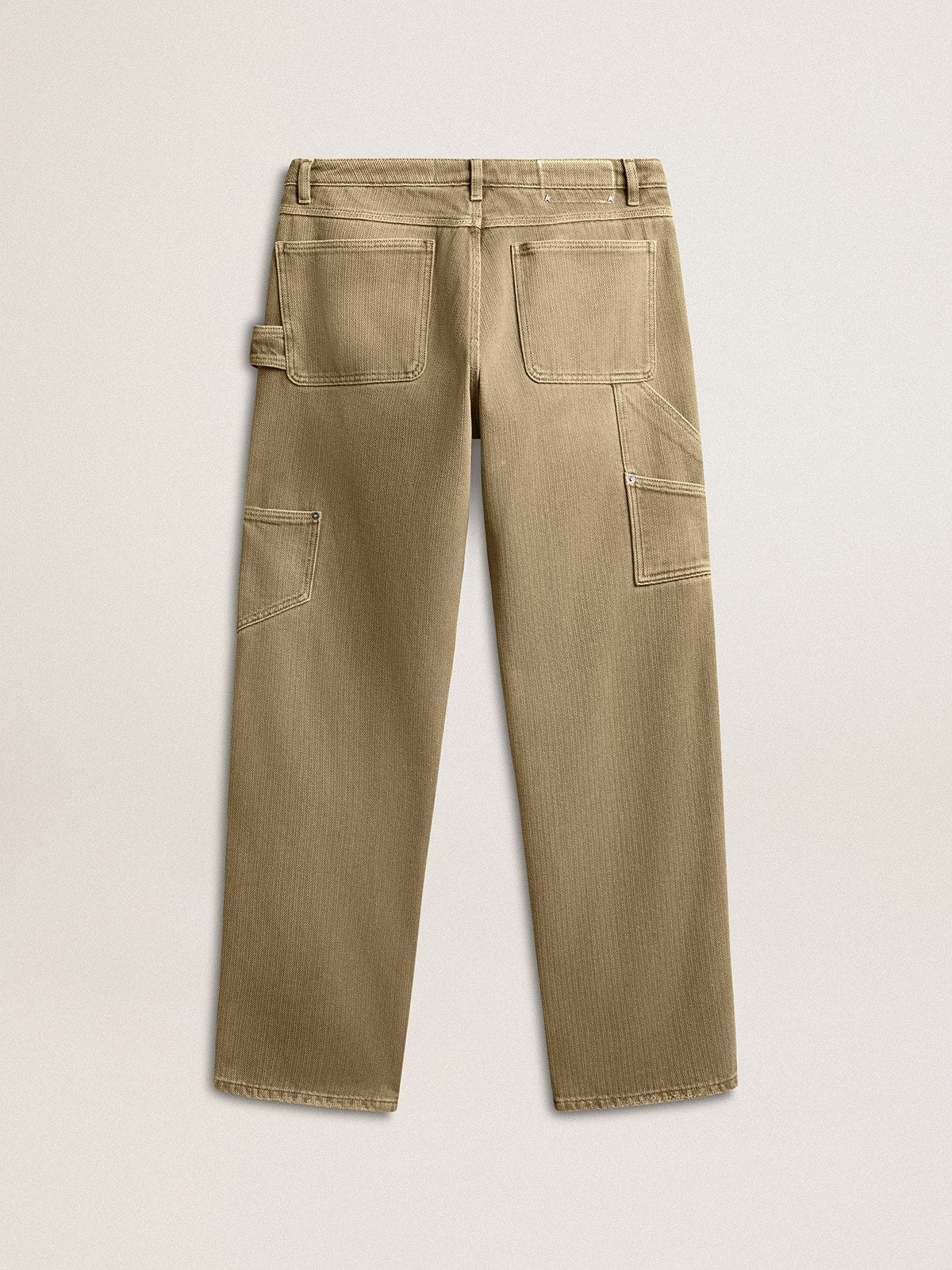 Women's distressed-effect cotton pants - Golden Goose Women