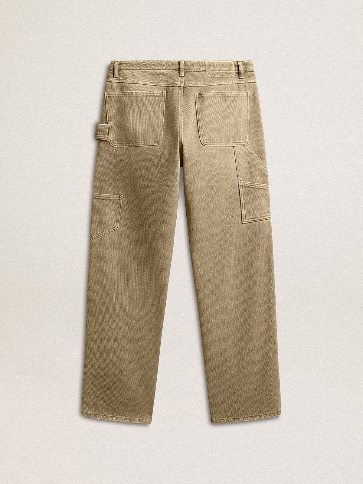 Women's distressed-effect cotton pants - Golden Goose Women
