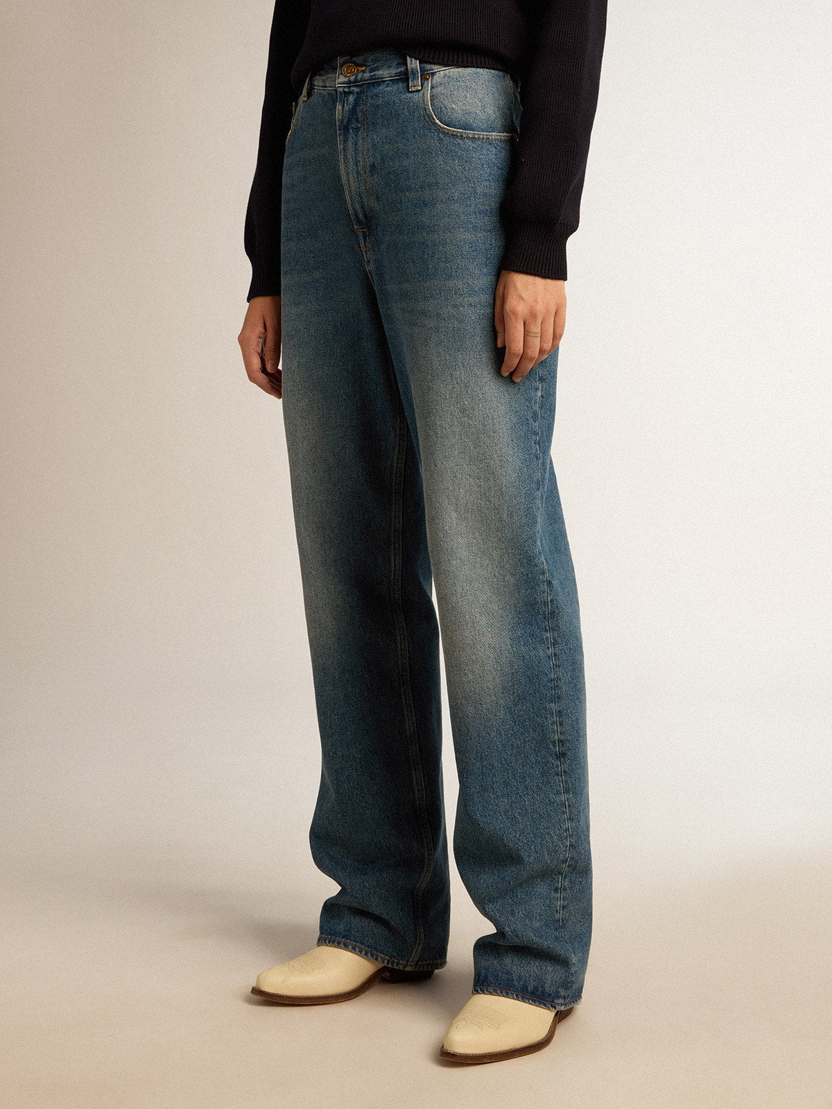 Women's jeans with medium wash - Golden Goose Women