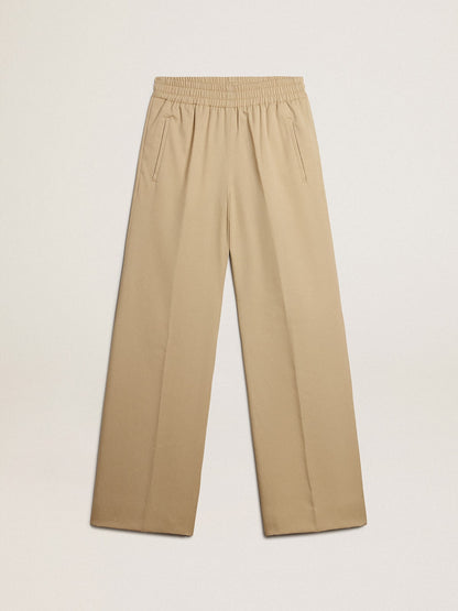 Women’s sand-colored joggers - Golden Goose Women