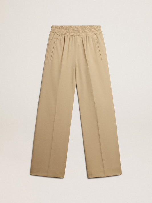 Women’s sand-colored joggers - Golden Goose Women