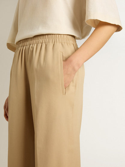 Women’s sand-colored joggers - Golden Goose Women