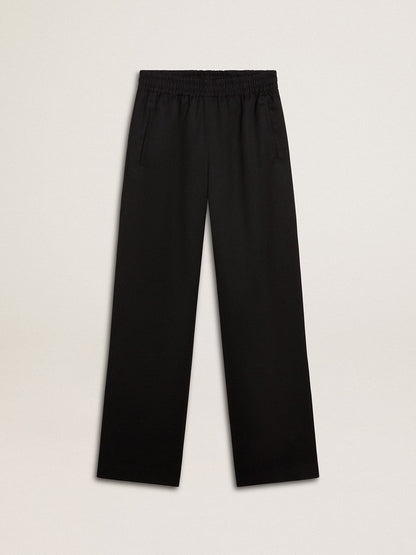 Women’s black lightweight wool joggers - Golden Goose Women