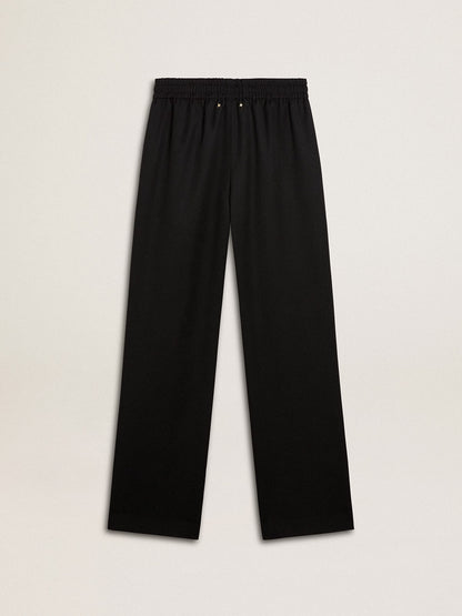 Women’s black lightweight wool joggers - Golden Goose Women