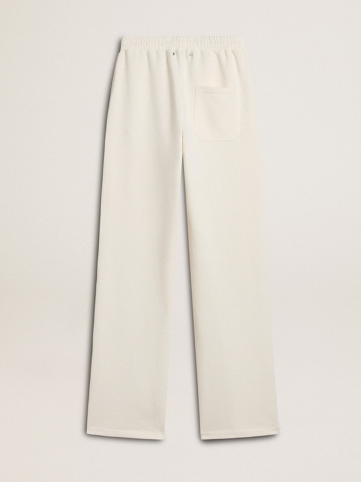Women’s white cotton joggers - Golden Goose Women