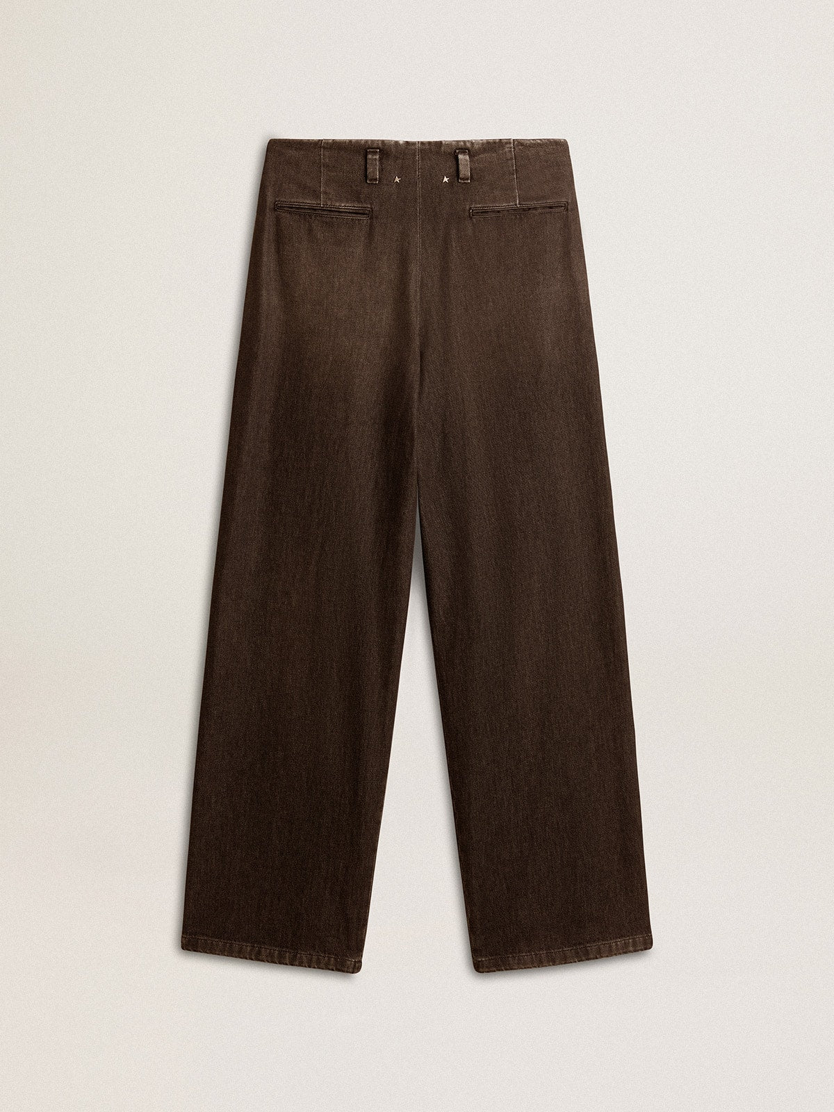 Women's medium-wash cotton pants - Golden Goose Women