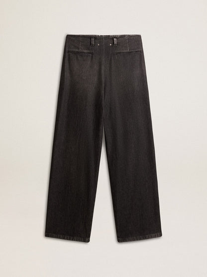 Women's medium-wash cotton pants - Golden Goose Women