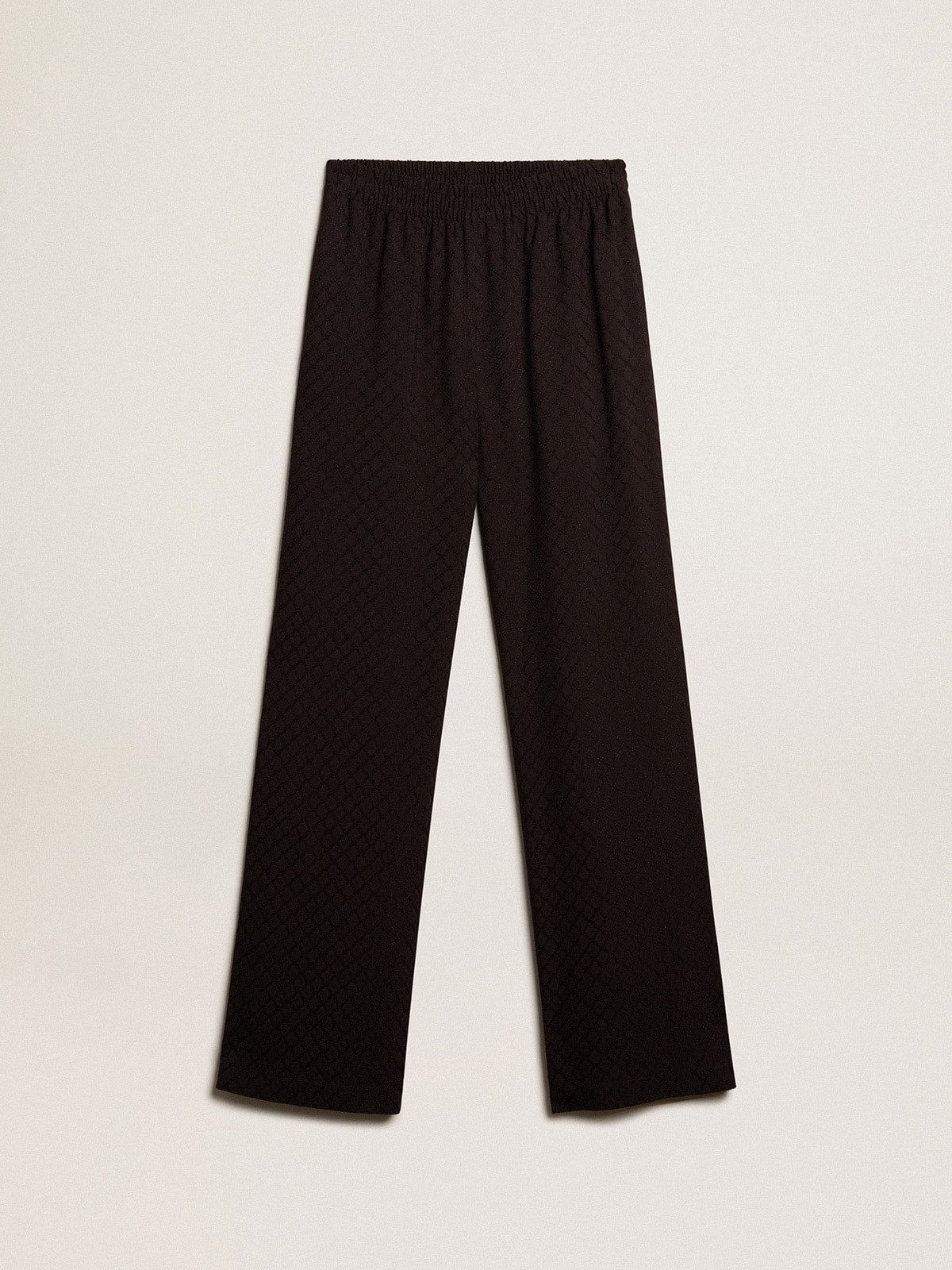 Women’s black viscose joggers - Golden Goose Women