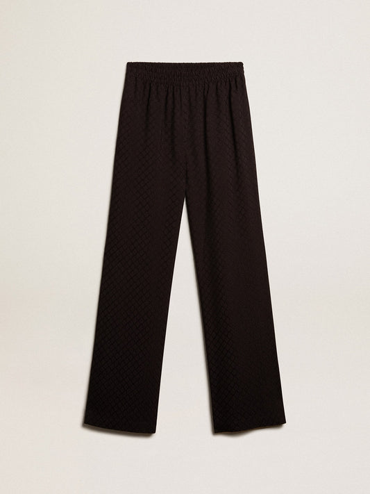 Women’s black viscose joggers - Golden Goose Women