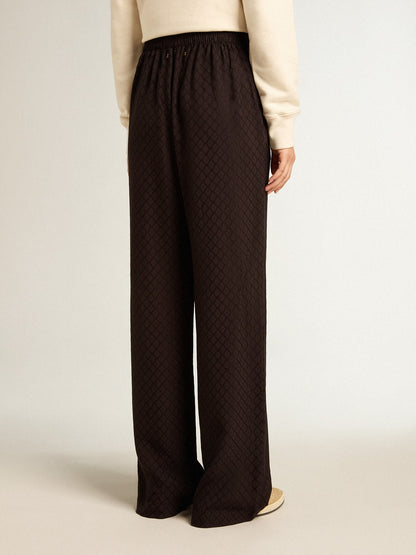 Women’s black viscose joggers - Golden Goose Women