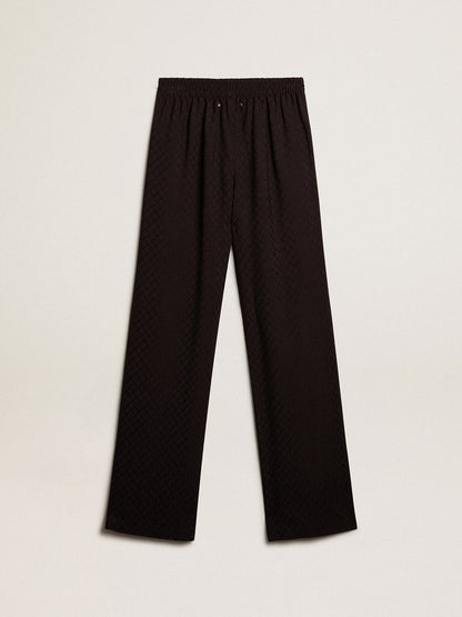Women’s black viscose joggers - Golden Goose Women