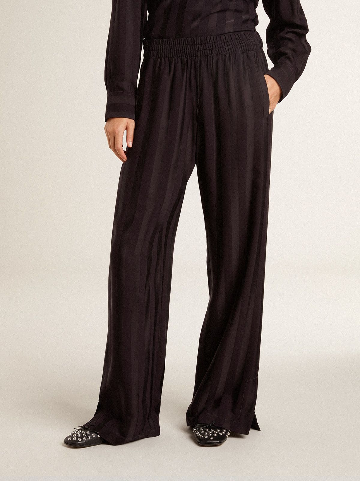Women's joggers with ankle slit - Golden Goose Women