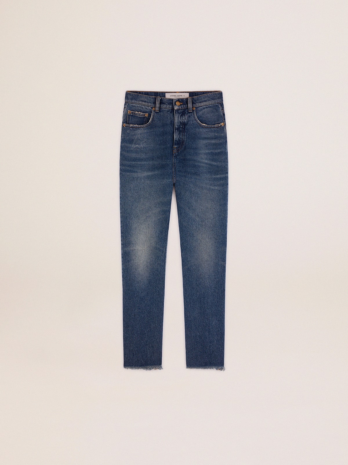 Women's cropped flared jeans with medium wash - Golden Goose Women