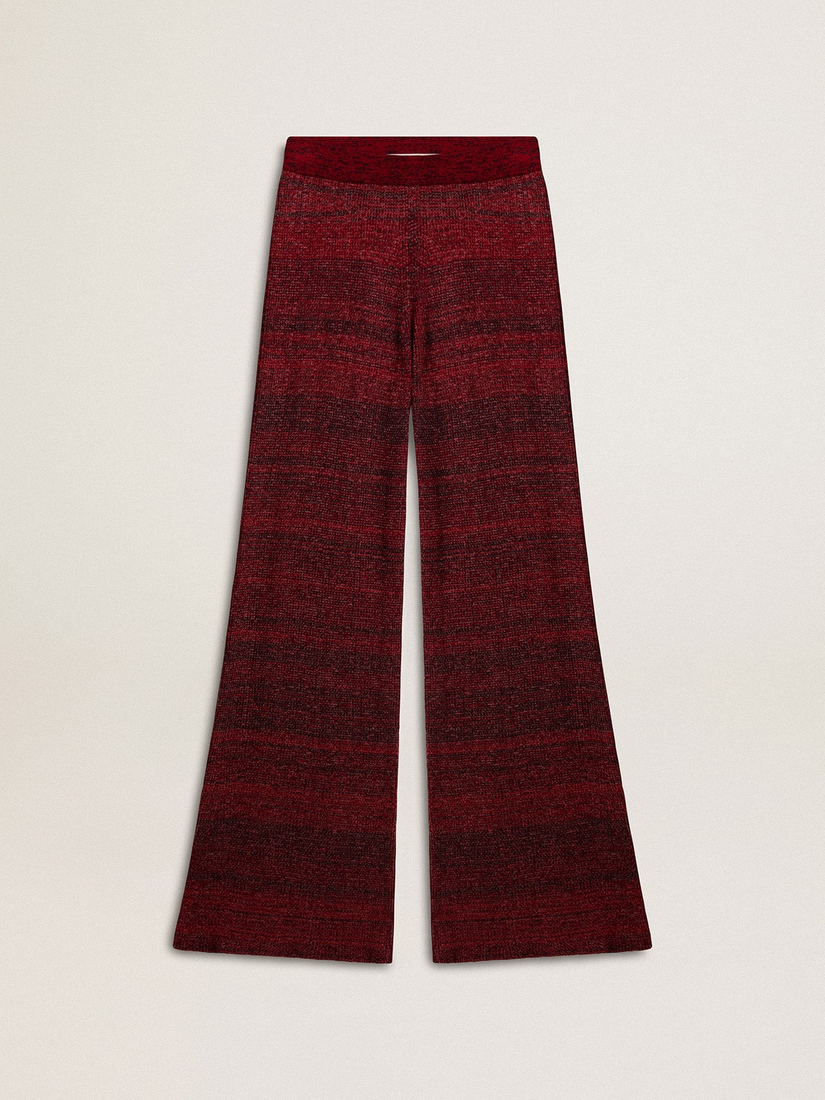 Irregular-striped cotton pants - Golden Goose Women