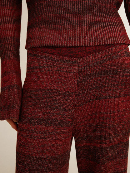 Irregular-striped cotton pants - Golden Goose Women