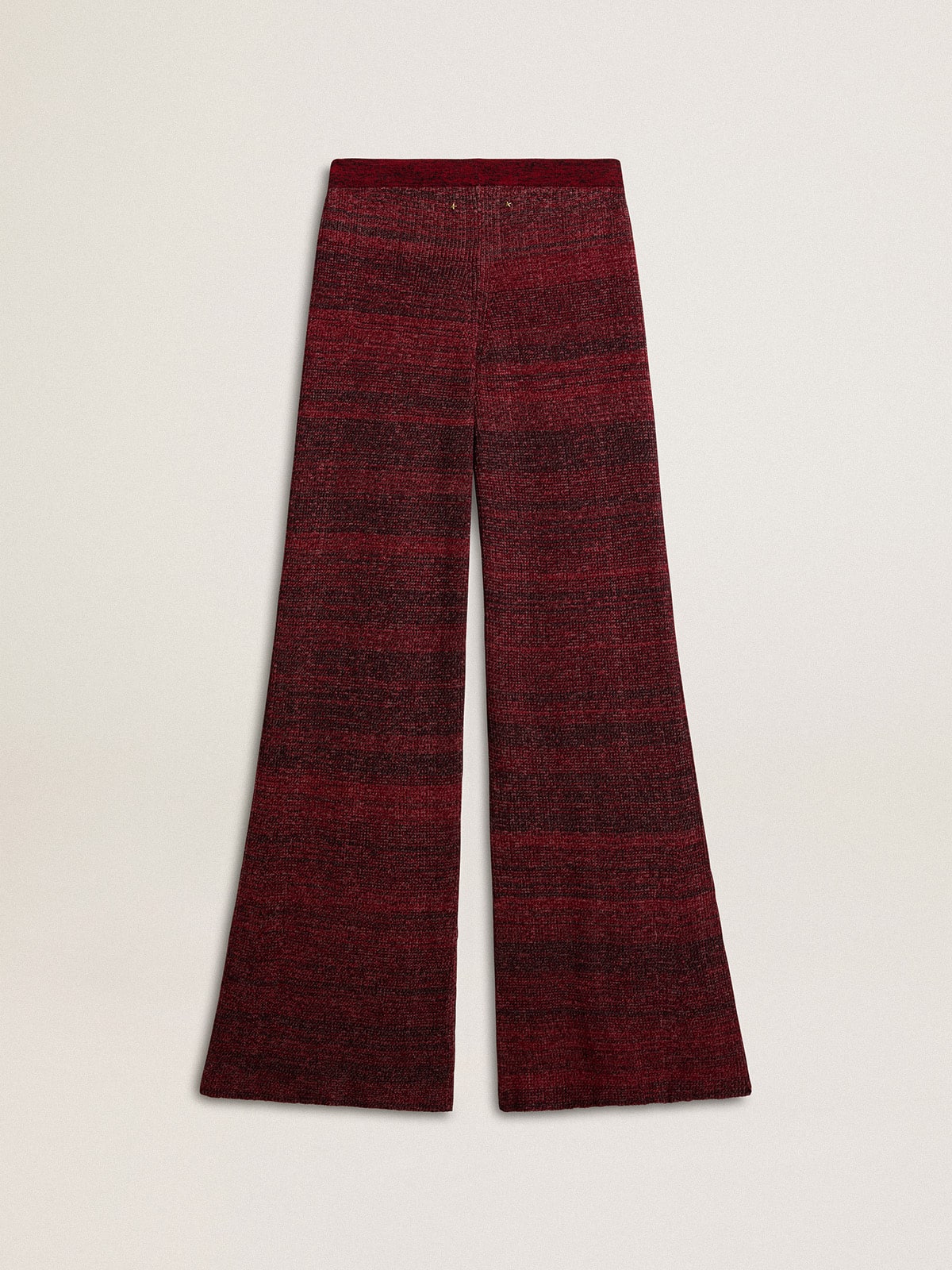 Irregular-striped cotton pants - Golden Goose Women