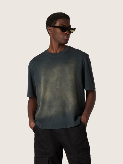 Unisex T-shirt in black cotton jersey with embroidered logo - Golden Goose Women|Men