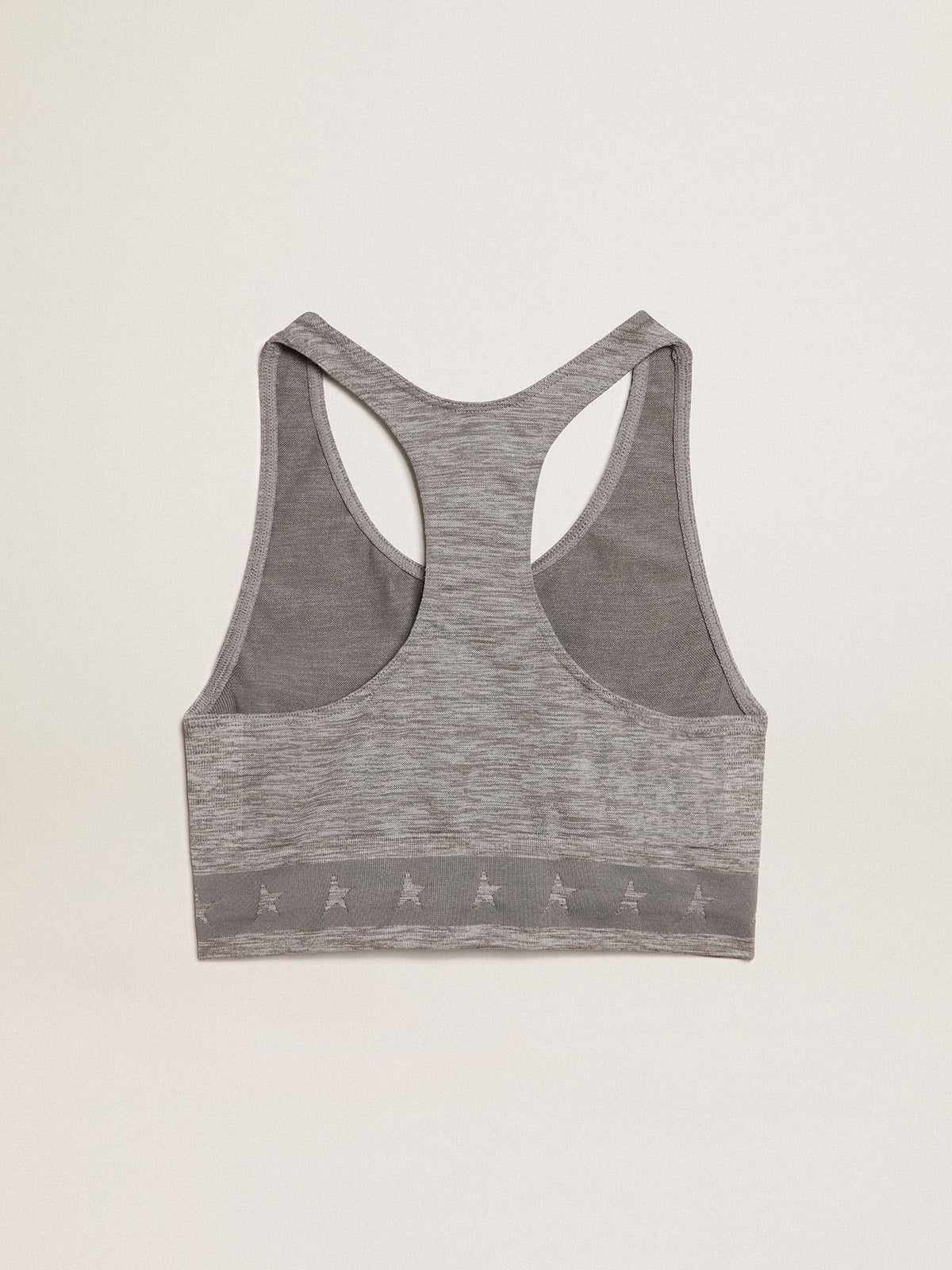 Gray melange athletic top - Golden Goose Women