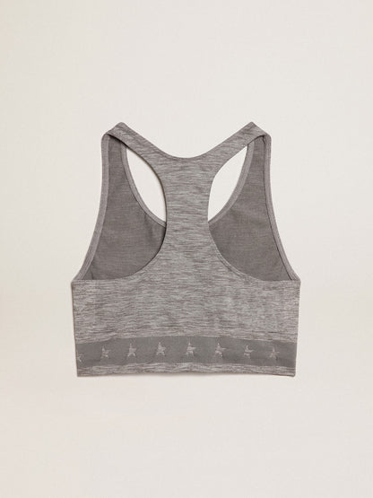 Gray melange athletic top - Golden Goose Women
