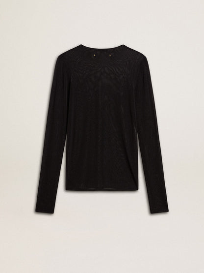 Women's black crew neck t-shirt - Golden Goose Women