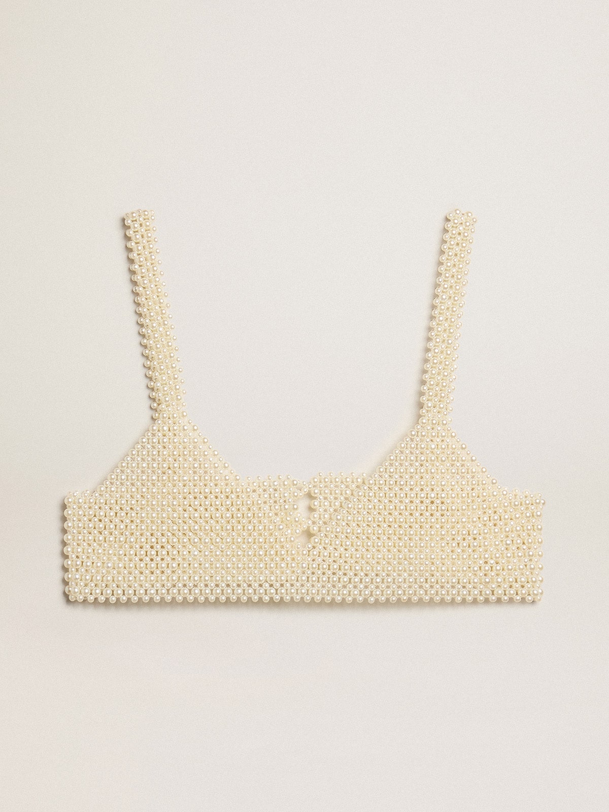 Women’s string of pearls top - Golden Goose Women