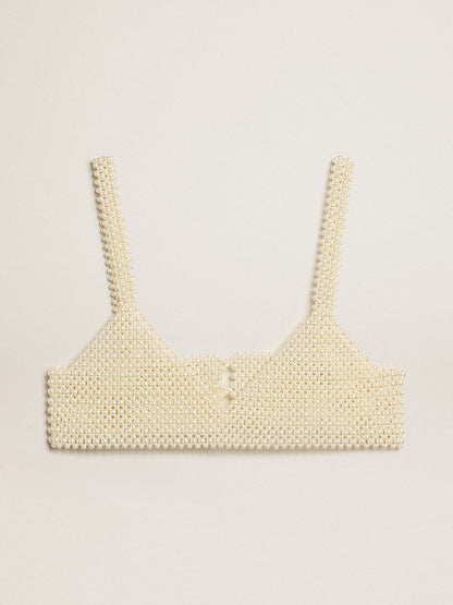Women’s string of pearls top - Golden Goose Women