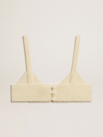 Women’s string of pearls top - Golden Goose Women