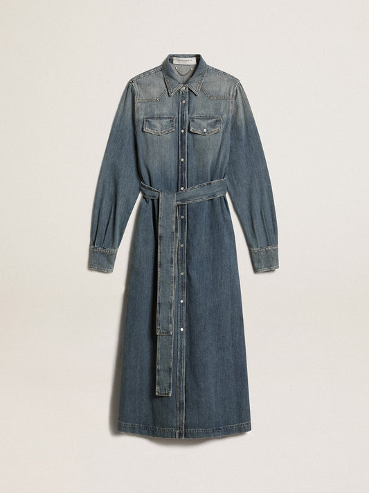 Women’s denim shirt dress | Golden Goose - Golden Goose Women