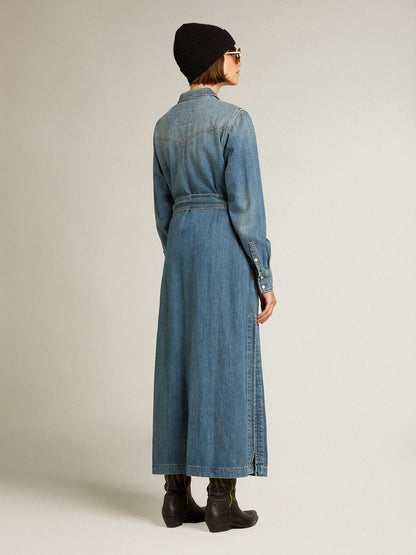 Women’s denim shirt dress | Golden Goose - Golden Goose Women