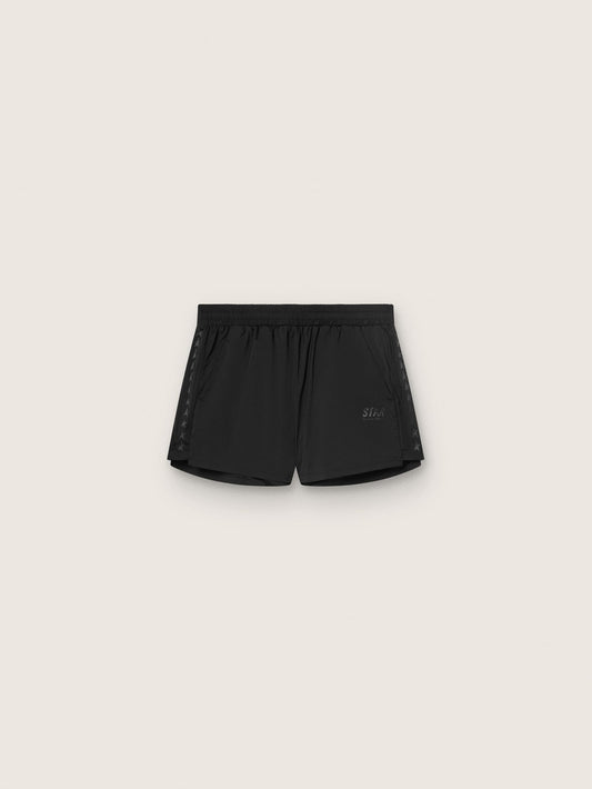Women's black double-layer sports shorts - Golden Goose Women