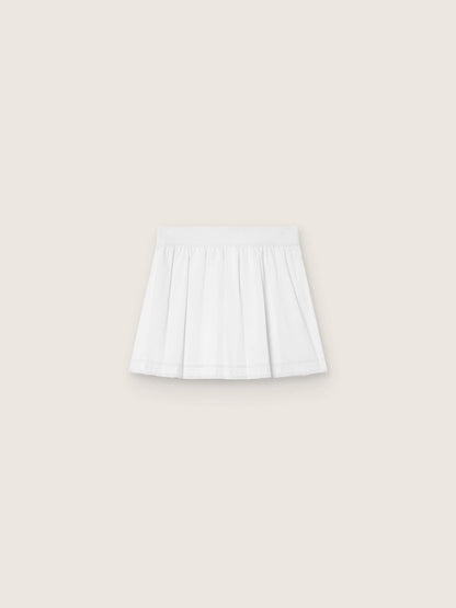 Pleated sports miniskirt in white - Golden Goose Women