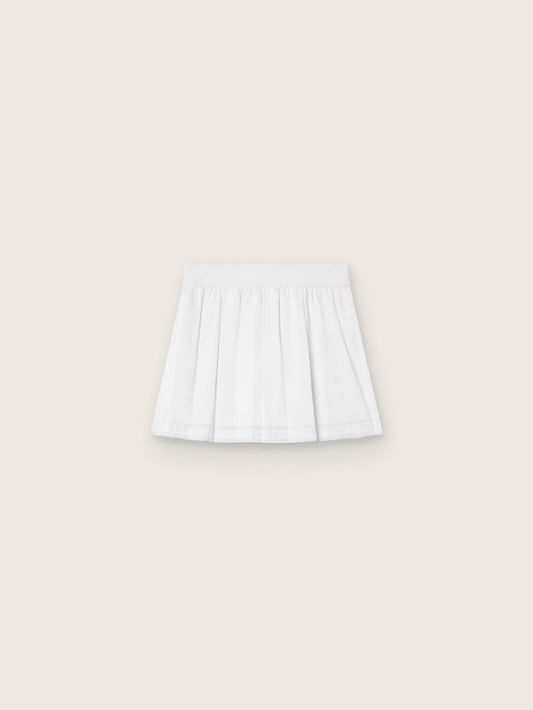 Pleated sports miniskirt in white - Golden Goose Women