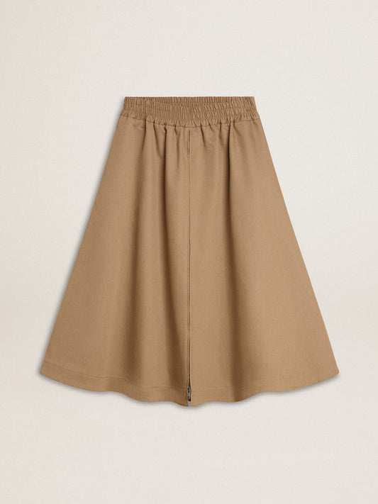 Women’s beige circle skirt - Golden Goose Women