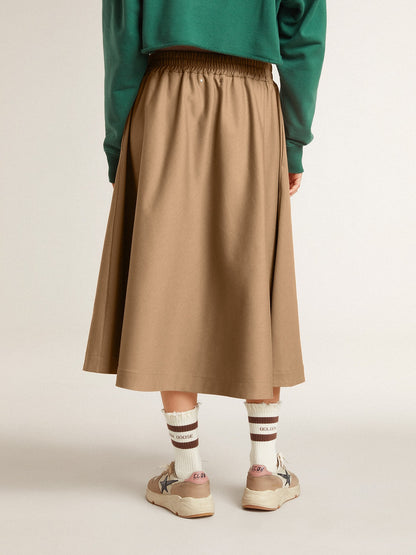 Women’s beige circle skirt - Golden Goose Women