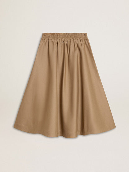 Women’s beige circle skirt - Golden Goose Women