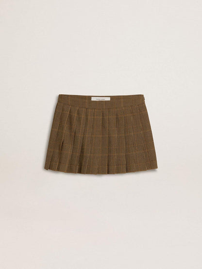 Wool pleated mini skirt - Golden Goose Women