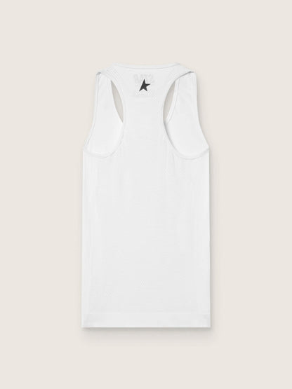 Women's white sports tank top - Golden Goose Women