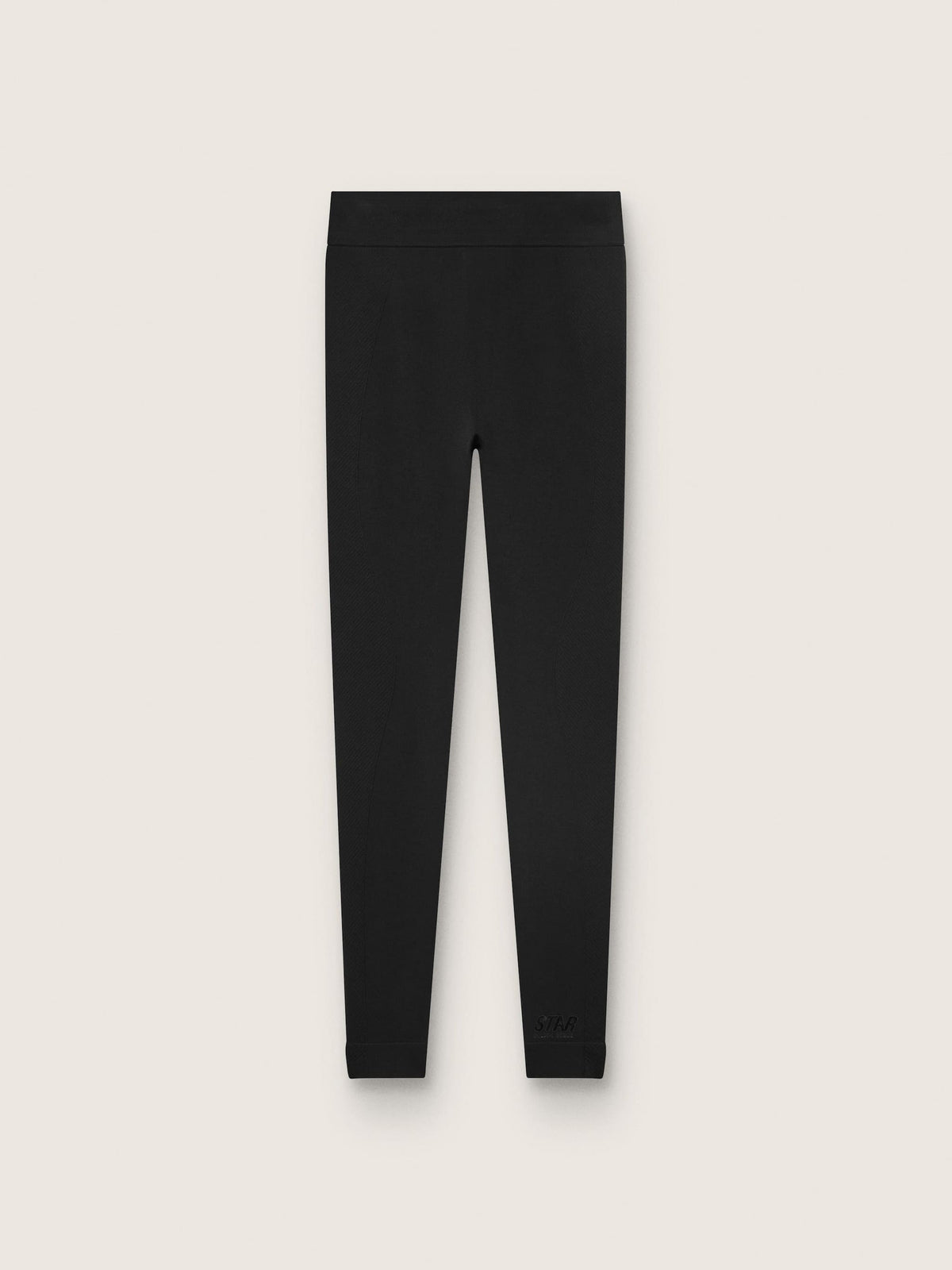 Women's black high-waist sports leggings - Golden Goose Women